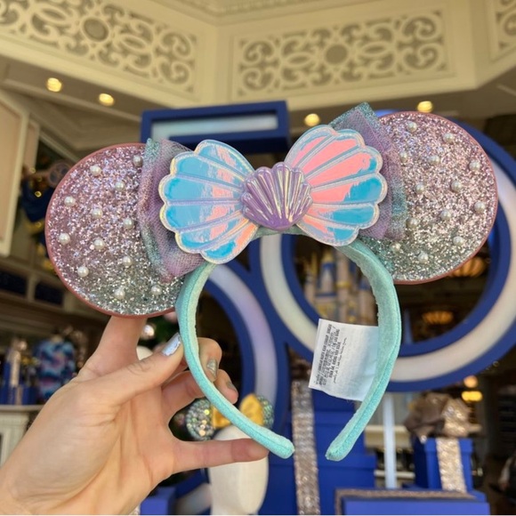 The Little Mermaid Ear Headband for Adults - Picture 3 of 12